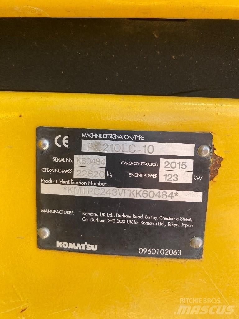 Komatsu PC 210 LC-10 Bageri gusjeničari