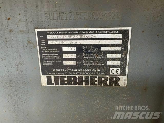 Liebherr LH40M Bageri za manipuliranje materijalom / otpadom