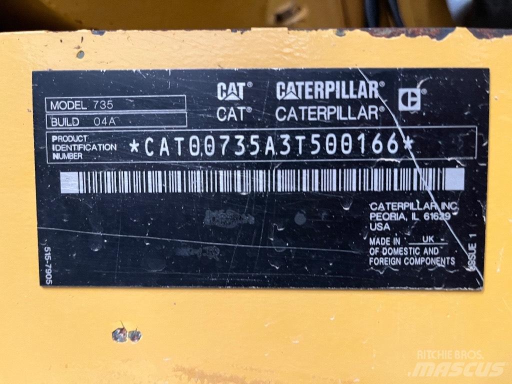 CAT 735 Zglobni demperi