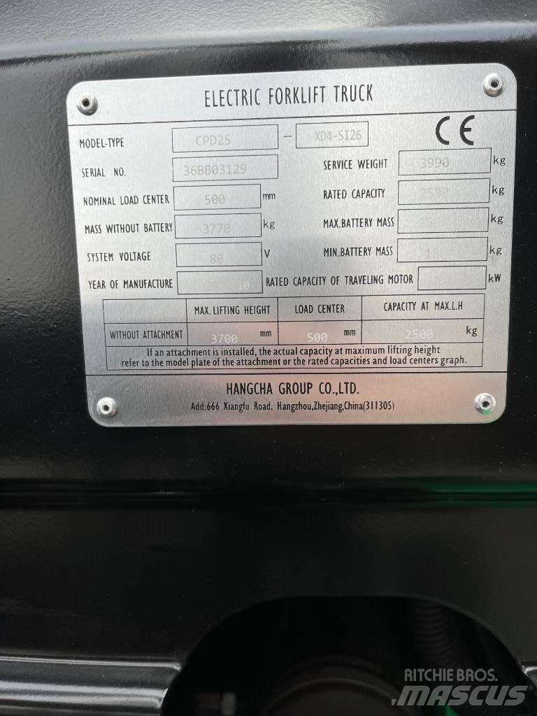 Hangcha CPD 25 Električni viličari