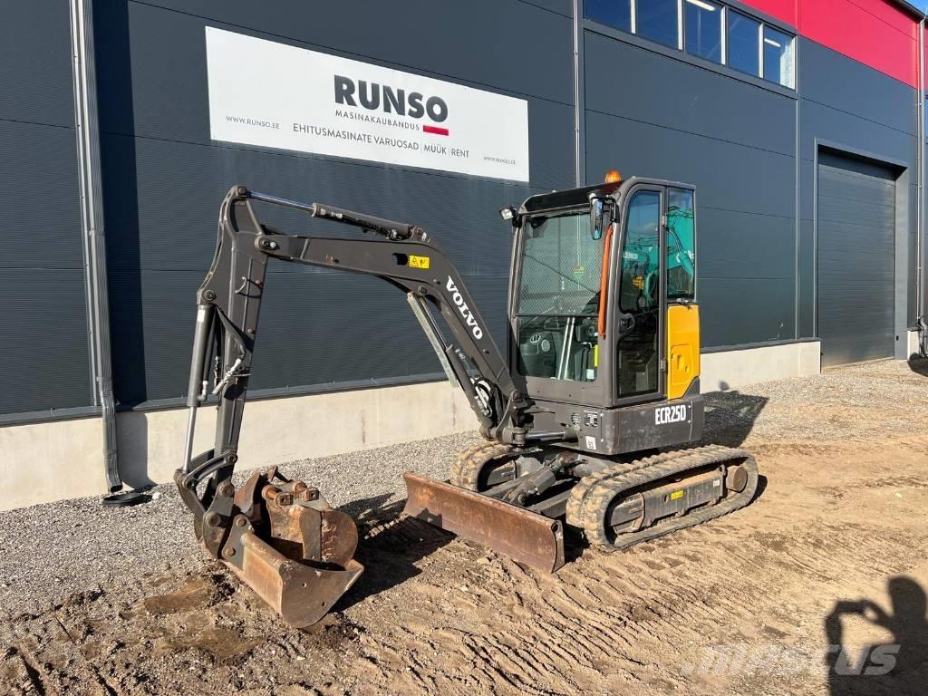 Volvo ECR 25 D Mini bageri <7t