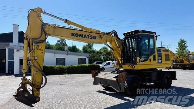 Komatsu PW 180-10 Bageri na kotačima