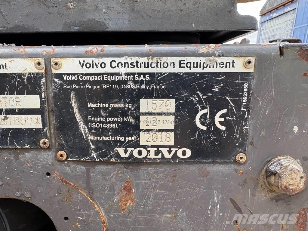 Volvo EC 15 D Mini bageri <7t