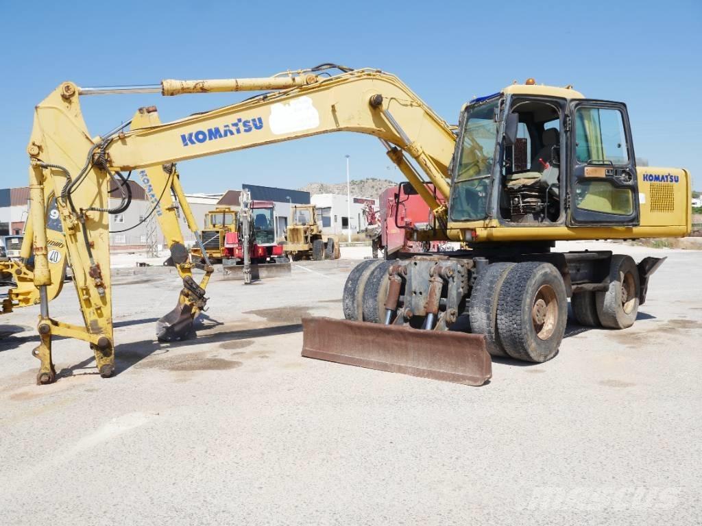 Komatsu PW 170 Bageri na kotačima