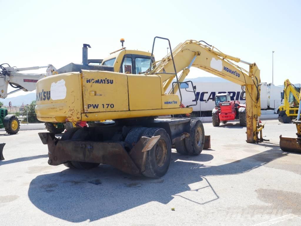 Komatsu PW 170 Bageri na kotačima