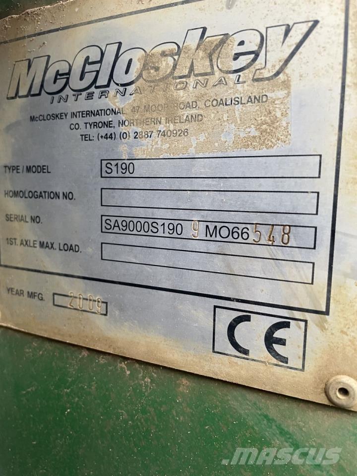 McCloskey S190 Bušilice za kamenolome