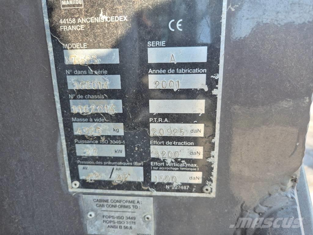 Manitou MT 523 Teleskopski viličari