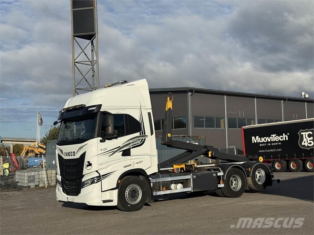 Iveco AS280 6X2 Rol kiper kamioni s kukama za dizanje