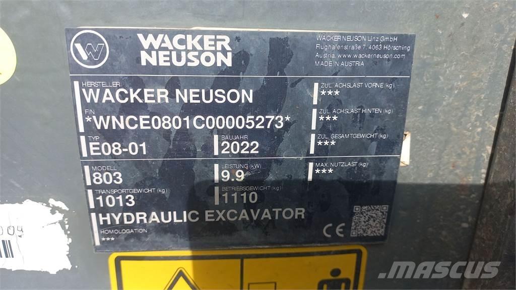 Wacker Neuson 803 Bageri gusjeničari