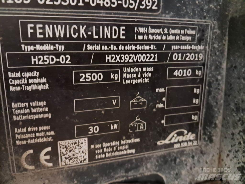 Linde H25D-02 Dizelski viličari