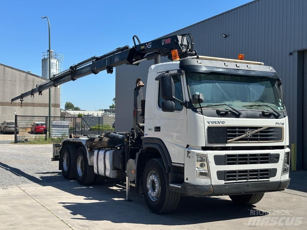 Volvo FM 12 380 Rol kiper kamioni s kukama za dizanje