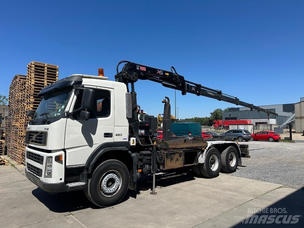 Volvo FM 12 380 Rol kiper kamioni s kukama za dizanje