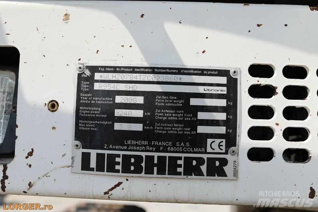 Liebherr R954 C SHD Bageri gusjeničari