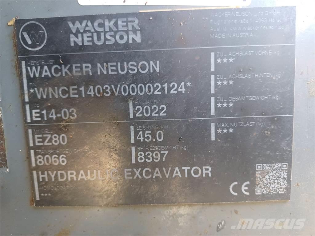 Wacker Neuson EZ80 Bageri gusjeničari