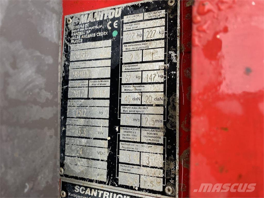 Manitou 78SEC Škaraste platforme