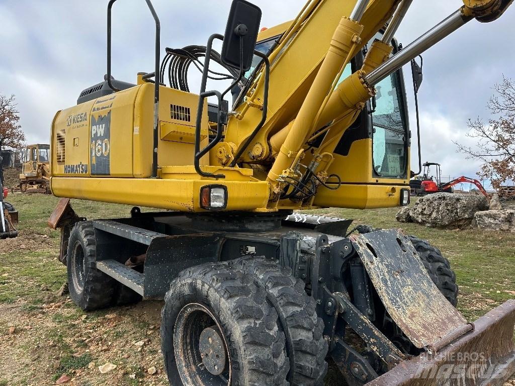 Komatsu PW 160-7E0 Bageri na kotačima