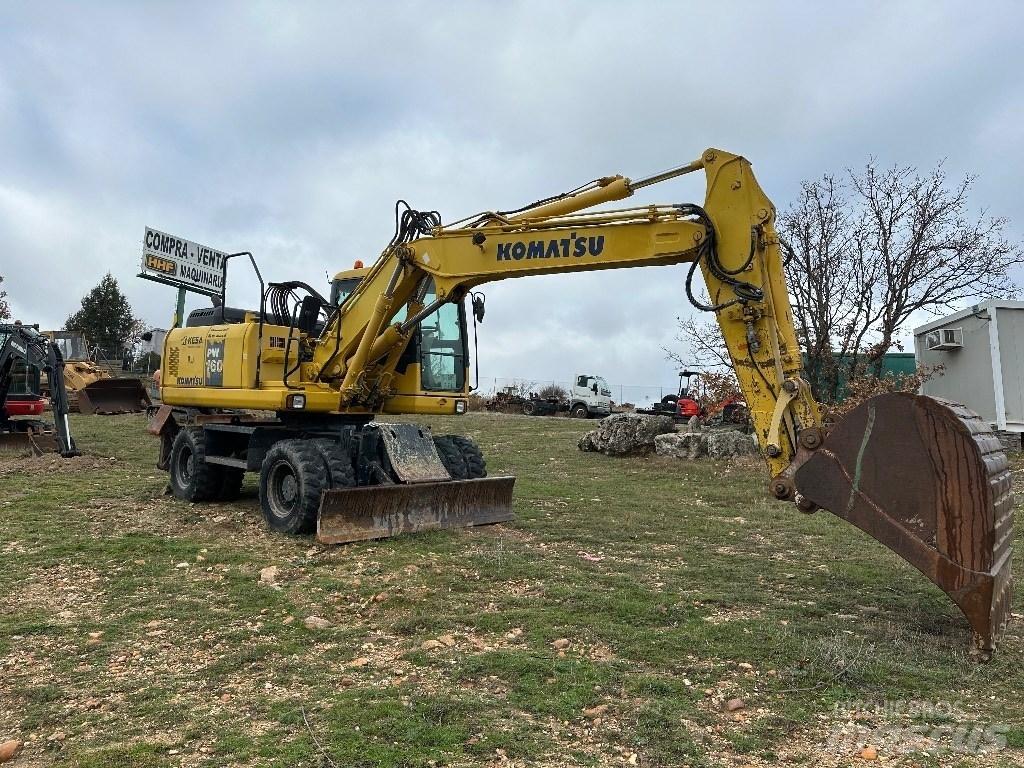 Komatsu PW 160-7E0 Bageri na kotačima