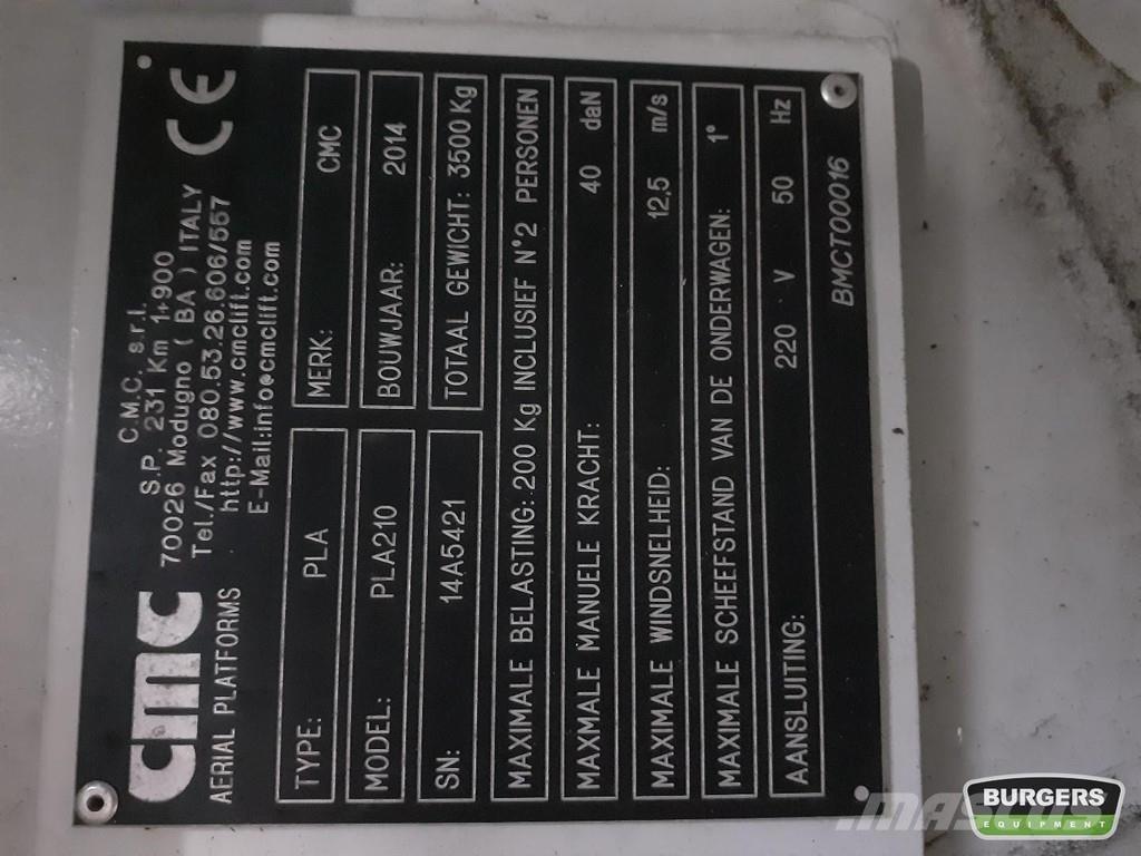 CMC PLA 210 Teleskopske podizne platforme
