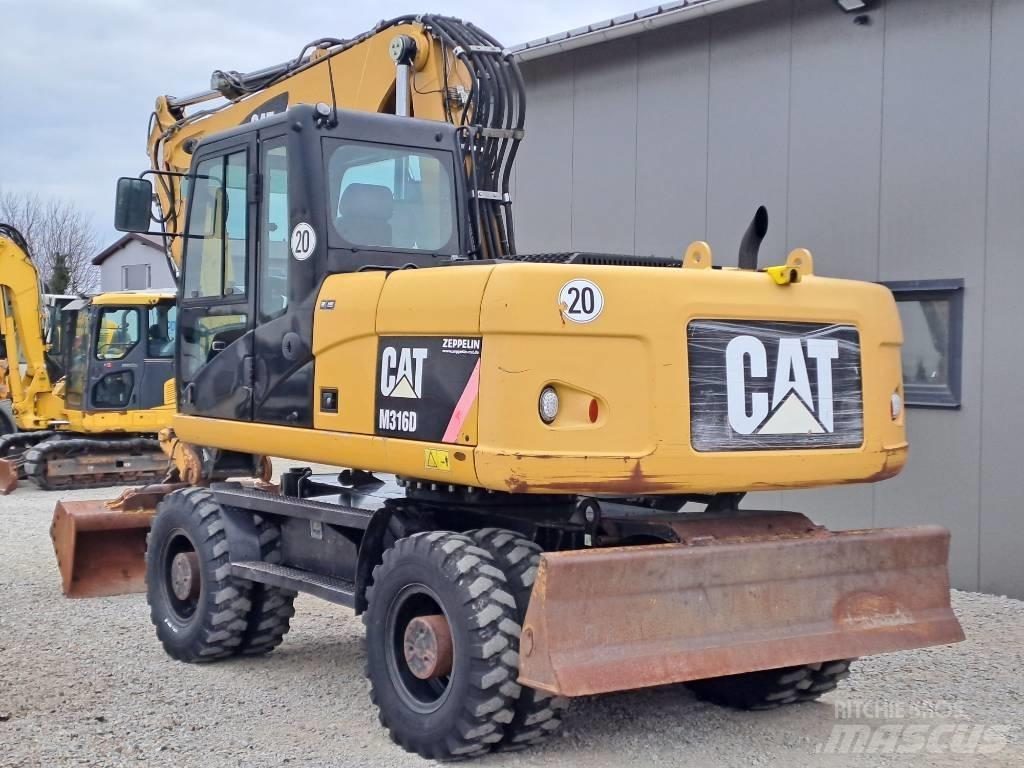 CAT M 316 D Bageri na kotačima