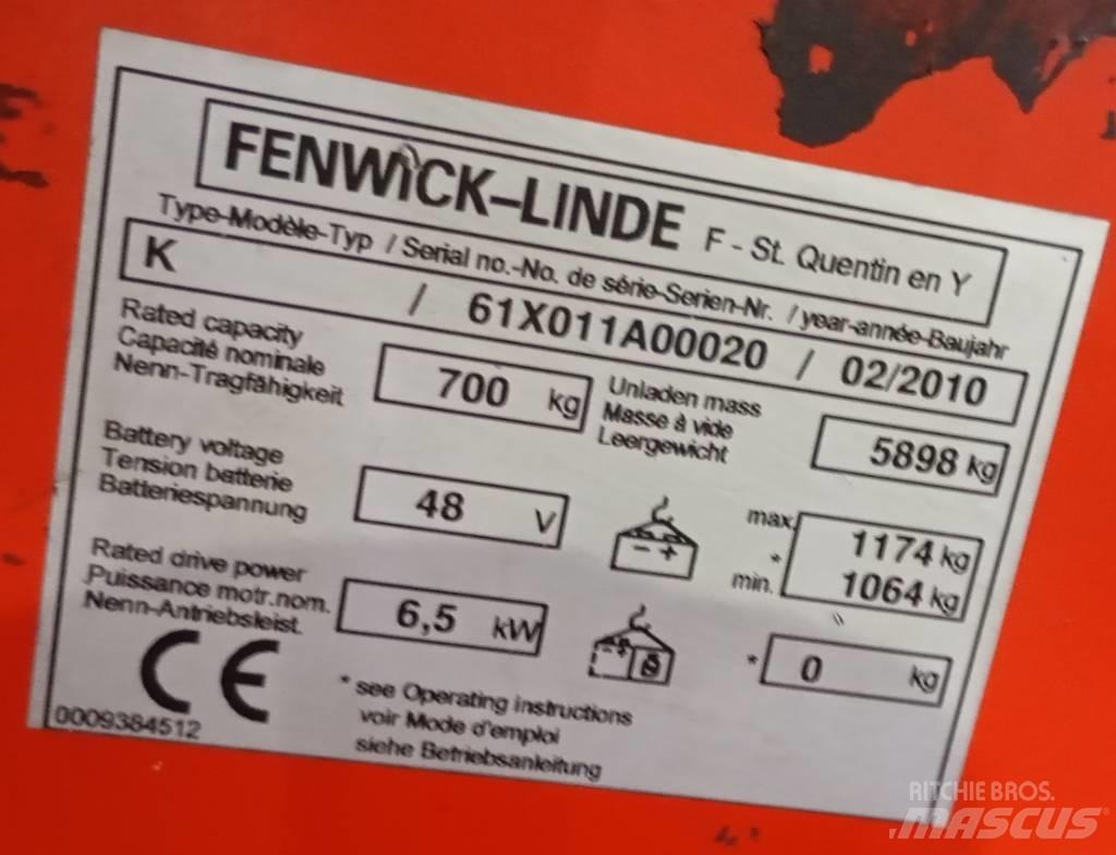 Linde K 011 Viličari sa pomičnim stupom