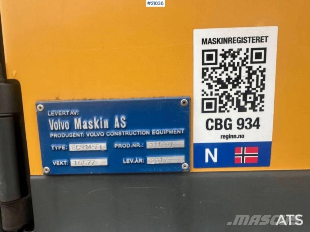 Volvo ECR 145 Bageri gusjeničari