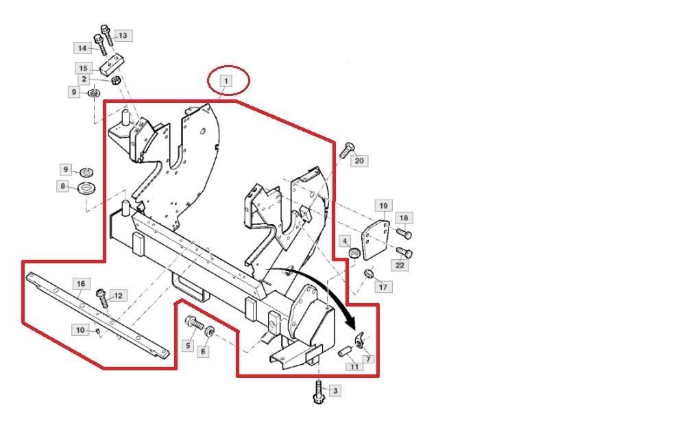 John Deere AXE10820 Hay and forage machine accessories