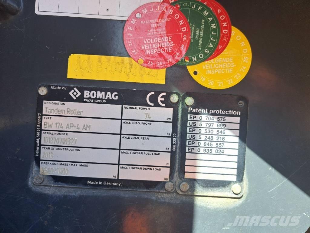 Bomag BW174 AP-4 AM Valjci sa dvojnim bubnjem