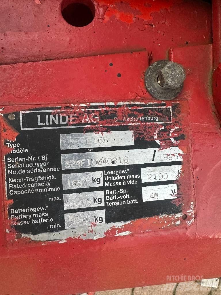 Linde E 16 S Električni viličari