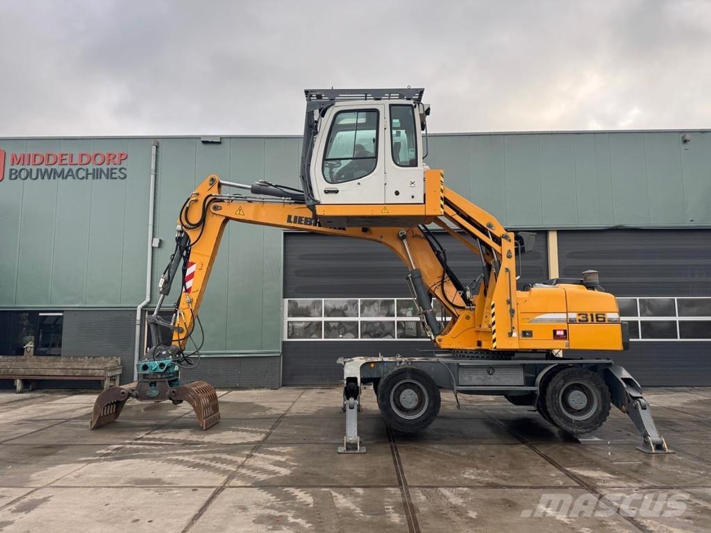 Liebherr A 316 Bageri za manipuliranje materijalom / otpadom