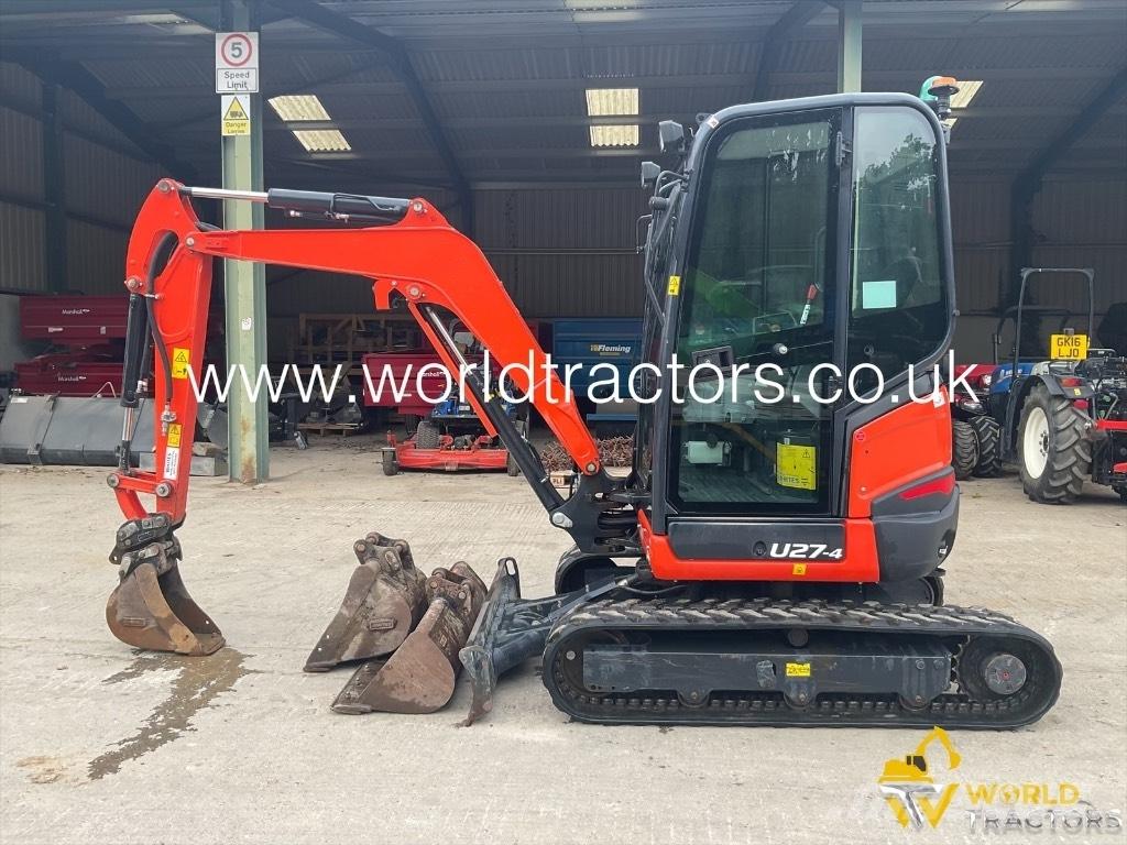 Kubota U 27-4 Mini bageri <7t