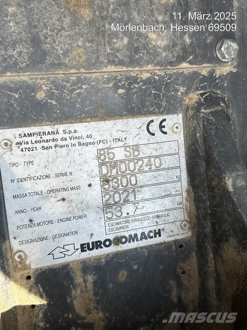 Eurocomach 85SB Mini bageri <7t
