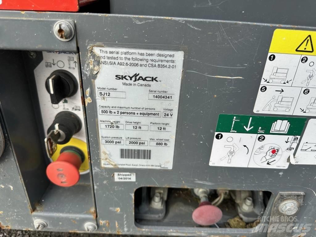 SkyJack SJ 12 Škaraste platforme
