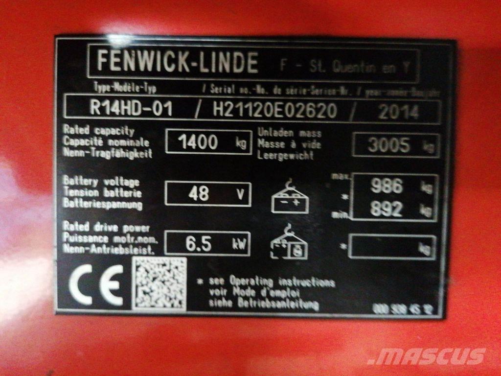 Linde R14HD-01 Viličari sa pomičnim stupom
