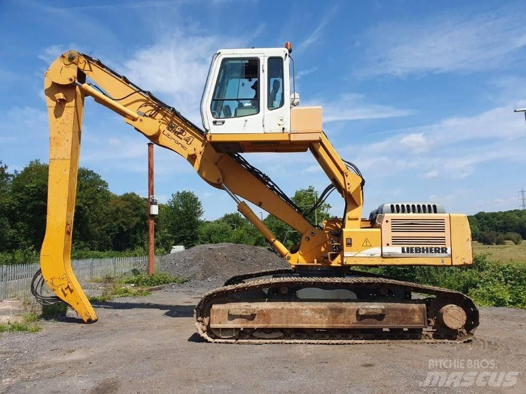 Liebherr R 924 B EW Bageri za manipuliranje materijalom / otpadom