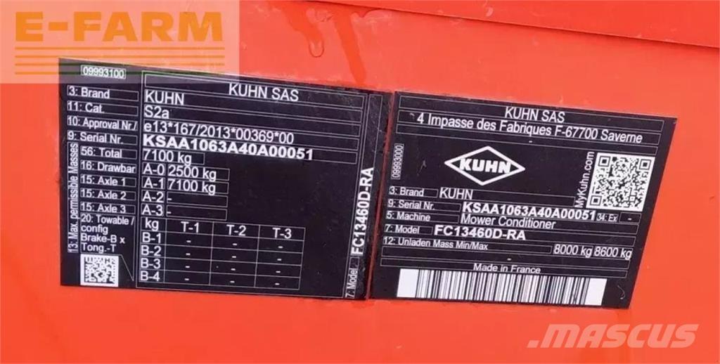 Kuhn fc 13460 ra Kosilice