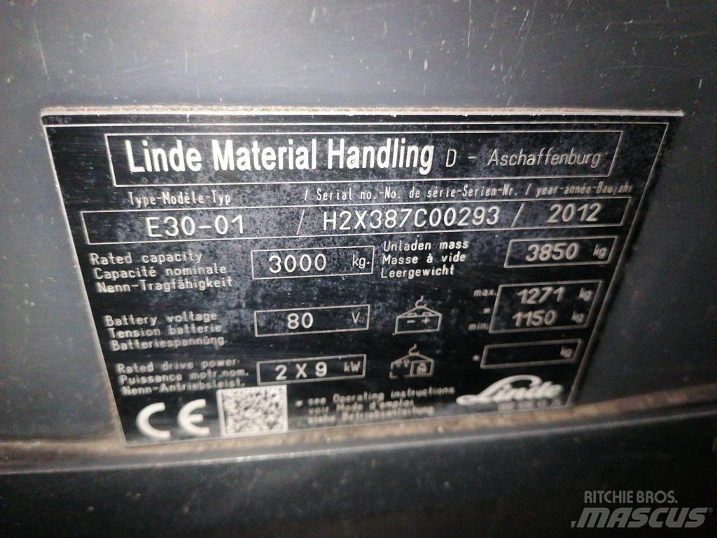 Linde E30-01 Električni viličari