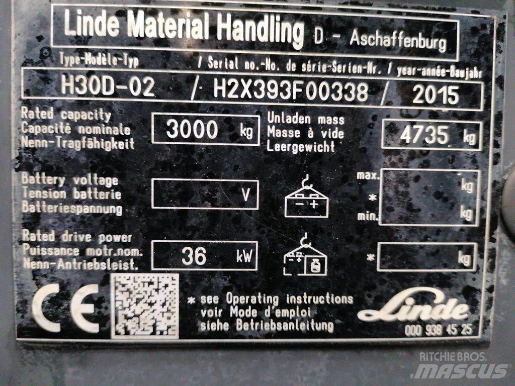 Linde H30D-02 Dizelski viličari