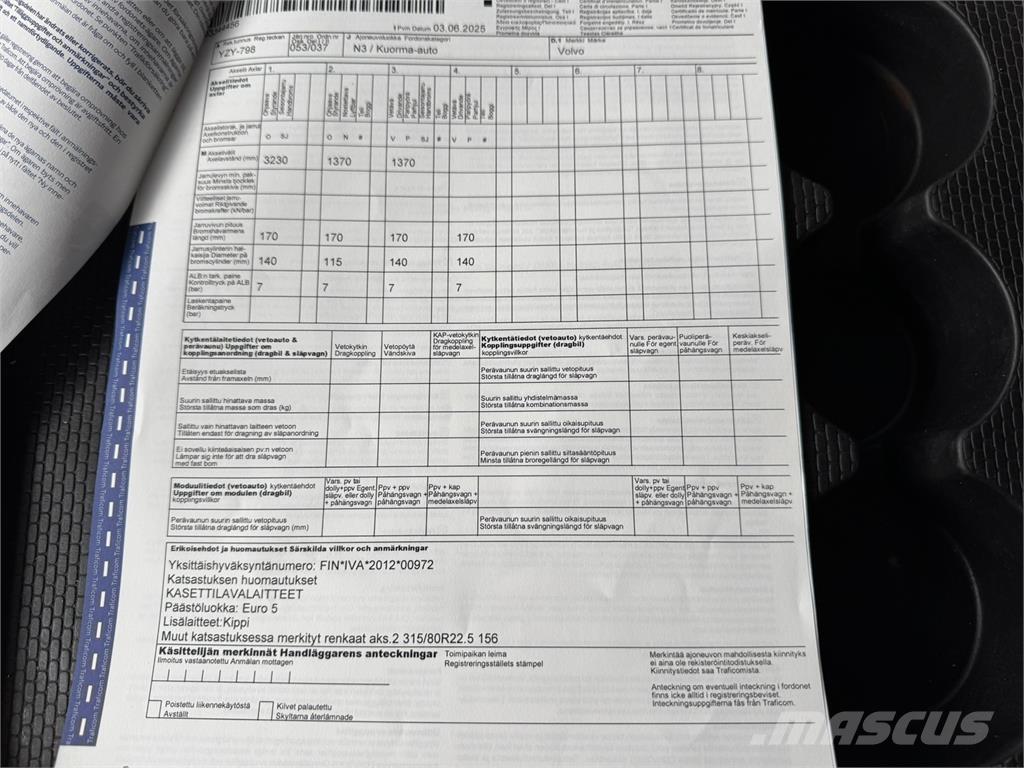 Volvo FMX 8x4 Kiper kamioni