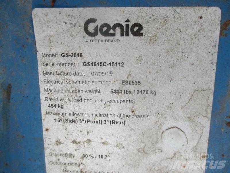 Genie GS 2646 Škaraste platforme
