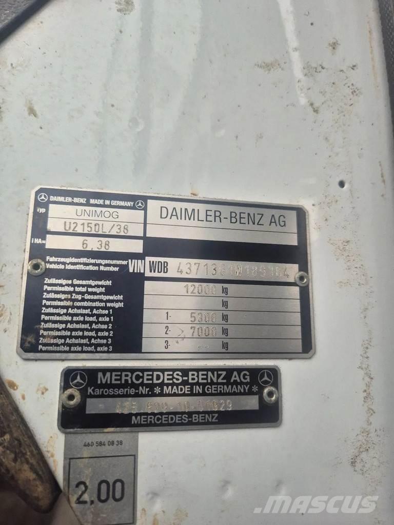 Unimog u 2150l38 Svrdla za površinske bušilice
