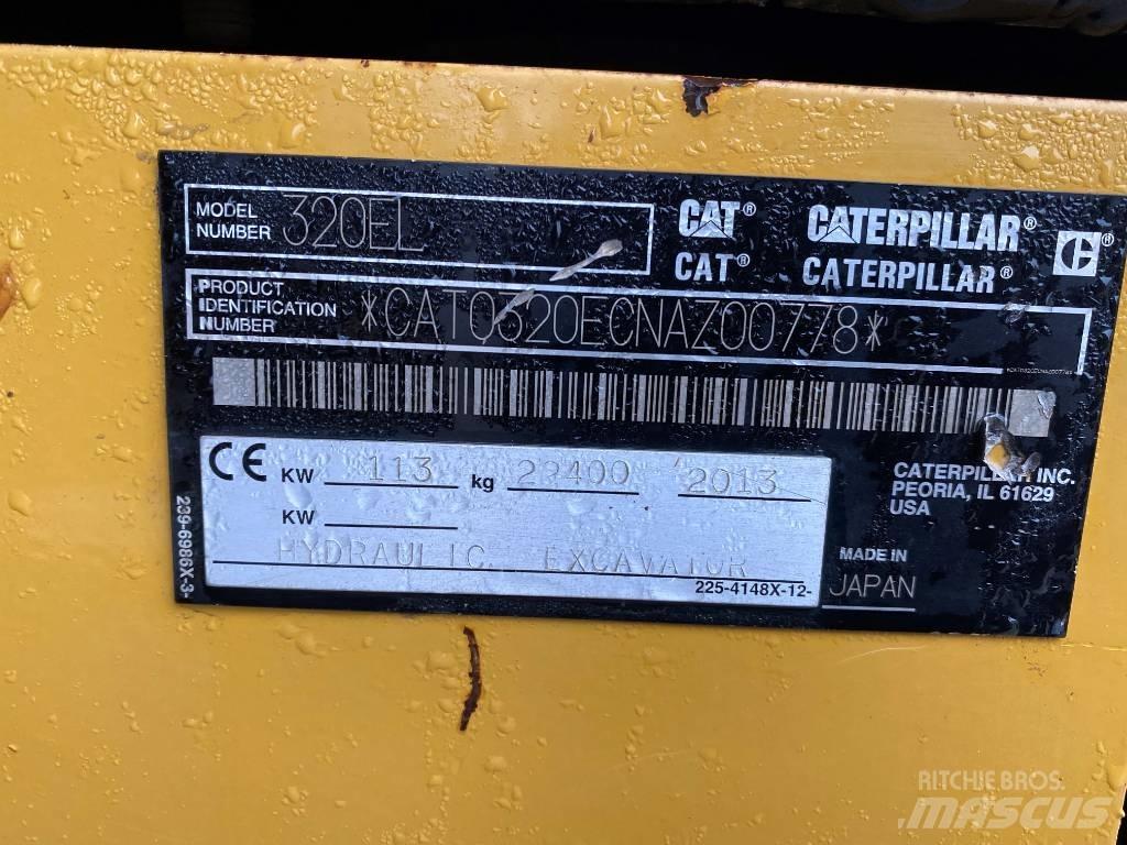 CAT 320 EL Bageri gusjeničari