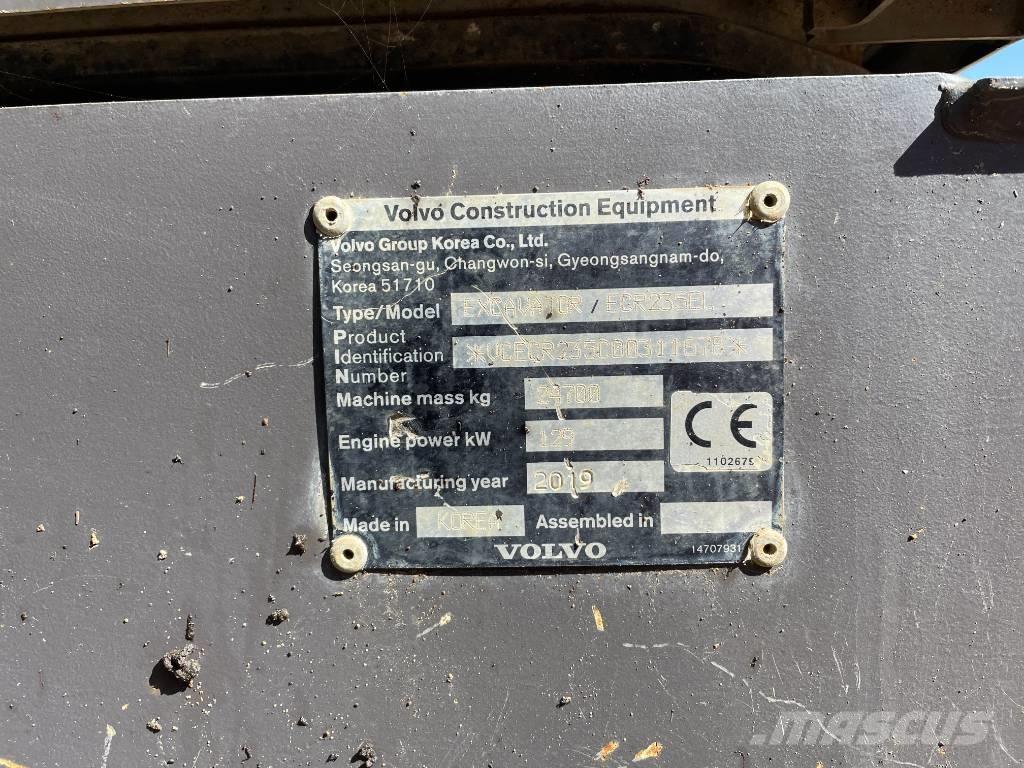 Volvo ECR 235 Bageri gusjeničari