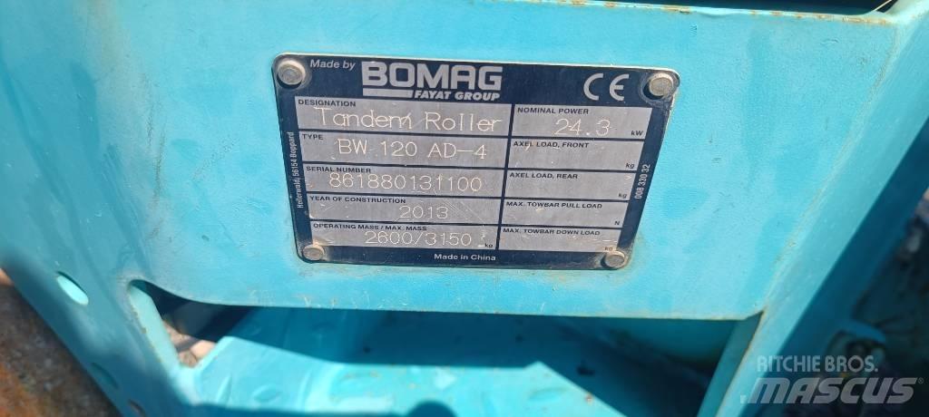 Bomag BW 120 AD-4 Valjci sa dvojnim bubnjem