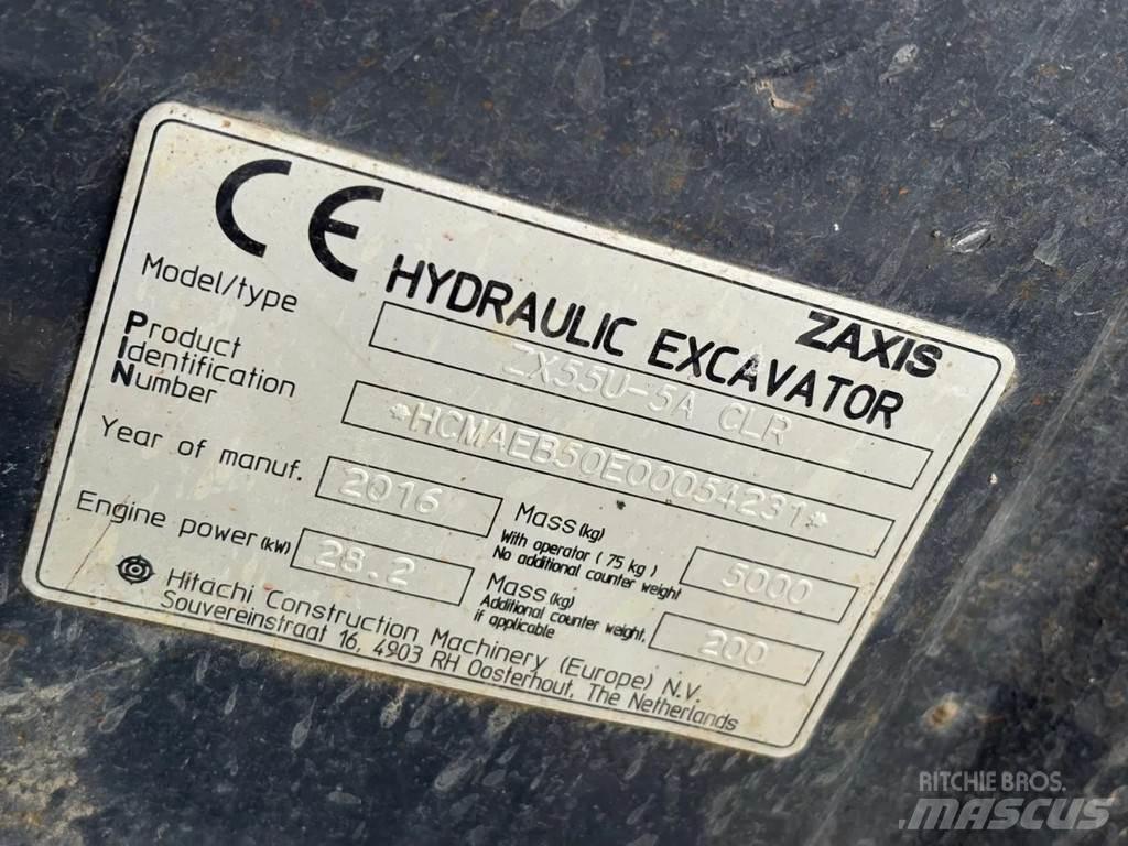 Hitachi ZX55U-5A Mini bageri <7t
