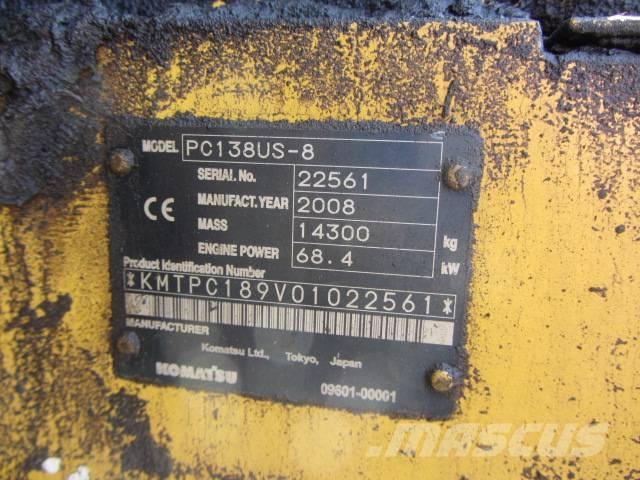 Komatsu PC 138-8 US Bageri gusjeničari