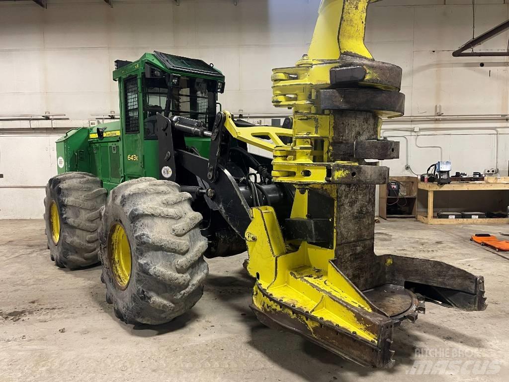 John Deere 643 K Strojevi za sječu stabala