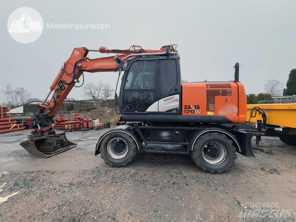 Hitachi ZX 170 W-5 B Bageri na kotačima