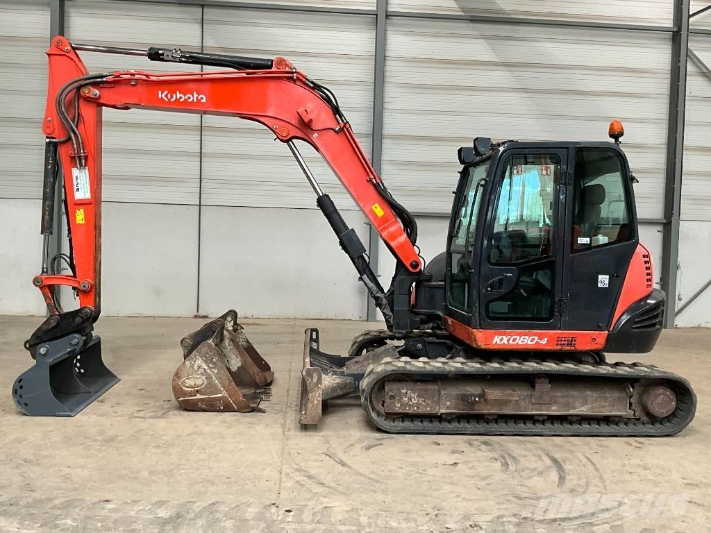 Kubota KX 080-4 Midi bageri 7t – 12t