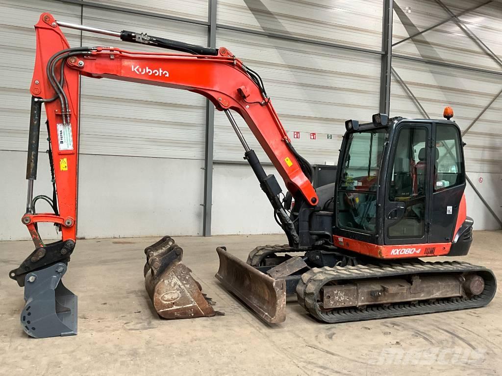 Kubota KX 080-4 Midi bageri 7t – 12t