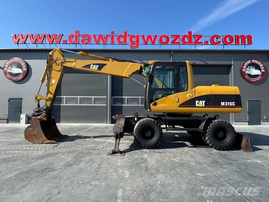 CAT M 316 C Bageri na kotačima
